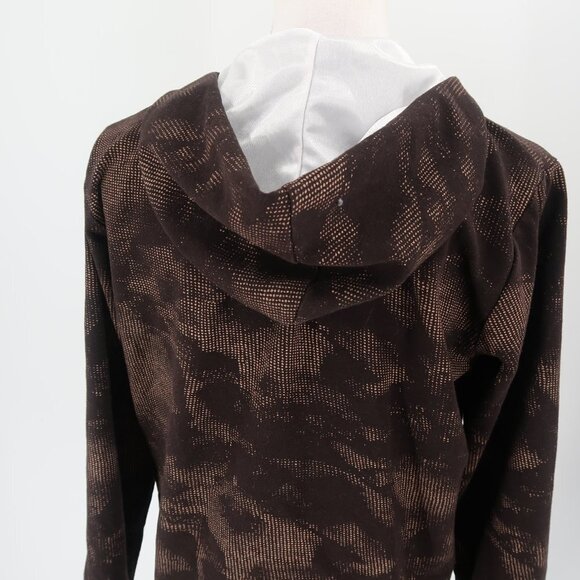 Adidas Men's Hoodie Black Brown Size Small - Picture 11 of 16